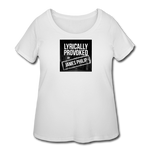 Women’s Curvy T-Shirt - Lyrically Provoked - white