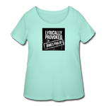 Women’s Curvy T-Shirt - Lyrically Provoked - mint