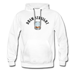 Men’s Premium Hoodie - Dram Straight - white