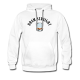 Men’s Premium Hoodie - Dram Straight - white