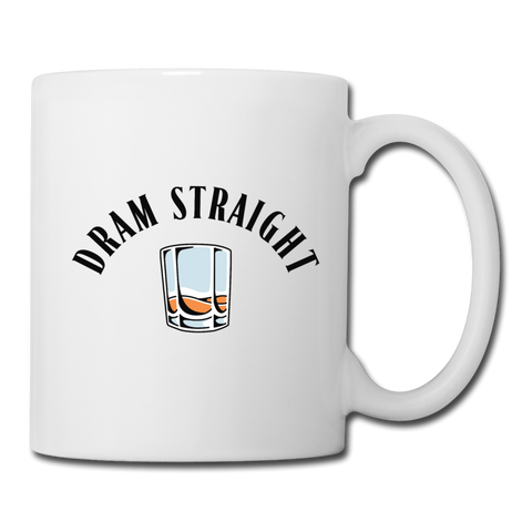 Coffee/Tea Mug - Dram Straight - white