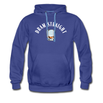 Men’s Premium Hoodie - Dram Straight (White Logo) - royalblue