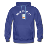 Men’s Premium Hoodie - Dram Straight (White Logo) - royalblue