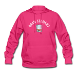 Women's Hoodie - Dram Straight (White Logo) - fuchsia