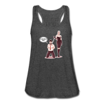 Women's Flowy Tank Top - My Safe Word Is Tacos - deep heather