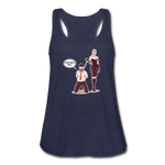 Women's Flowy Tank Top - My Safe Word Is Tacos - navy