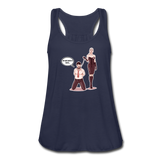 Women's Flowy Tank Top - My Safe Word Is Tacos - navy