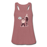 Women's Flowy Tank Top - My Safe Word Is Tacos - mauve