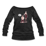 Women's Wideneck Sweatshirt - My Safe Word Is Tacos - heather black