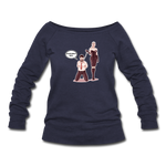 Women's Wideneck Sweatshirt - My Safe Word Is Tacos - melange navy