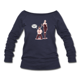 Women's Wideneck Sweatshirt - My Safe Word Is Tacos - melange navy