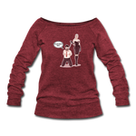 Women's Wideneck Sweatshirt - My Safe Word Is Tacos - cardinal triblend