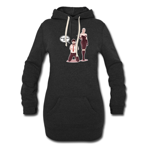 Women's Hoodie Dress - My Safe Word Is Tacos - heather black