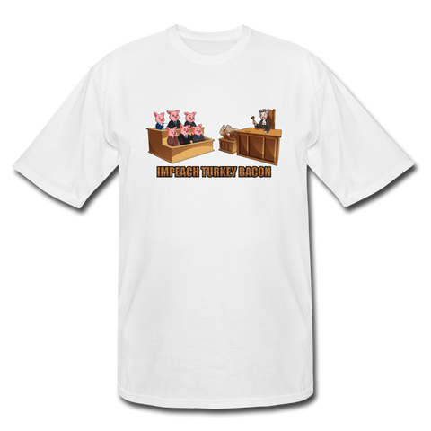 Men's Tall T-Shirt - Impeach Turkey Bacon - white