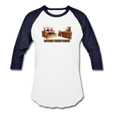 Baseball T-Shirt - Impeach Turkey Bacon - white/navy