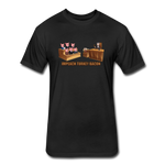 Fitted Men's T-Shirt - Impeach Turkey Bacon - black