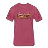 Fitted Men's T-Shirt - Impeach Turkey Bacon - heather burgundy