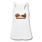 Women's Flowy Tank Top - Impeach Turkey Bacon - white