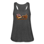 Women's Flowy Tank Top - Impeach Turkey Bacon - deep heather