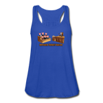 Women's Flowy Tank Top - Impeach Turkey Bacon - royal blue