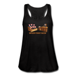 Women's Flowy Tank Top - Impeach Turkey Bacon - black