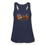 Women's Flowy Tank Top - Impeach Turkey Bacon - navy