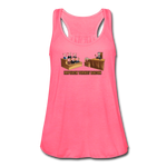 Women's Flowy Tank Top - Impeach Turkey Bacon - neon pink