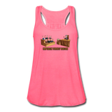 Women's Flowy Tank Top - Impeach Turkey Bacon - neon pink