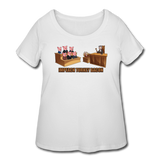 Women’s Curvy T-Shirt - Impeach Turkey Bacon - white