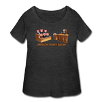 Women’s Curvy T-Shirt - Impeach Turkey Bacon - deep heather