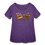 Women’s Curvy T-Shirt - Impeach Turkey Bacon - heather purple