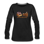 Women's Sleeve T-Shirt - Impeach Turkey Bacon - black