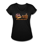 Women's V-Neck T-Shirt - Impeach Turkey Bacon - black