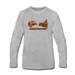 Men's Long Sleeve T-Shirt - Impeach Turkey Bacon - heather gray