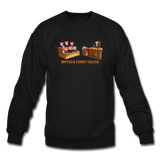 Crewneck Sweatshirt - Impeach Turkey Bacon - black