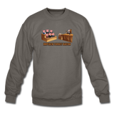 Crewneck Sweatshirt - Impeach Turkey Bacon - asphalt gray