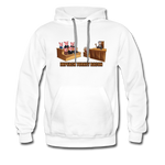 Men’s Premium Hoodie - Impeach Turkey Bacon - white