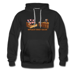 Men’s Premium Hoodie - Impeach Turkey Bacon - black