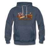 Men’s Premium Hoodie - Impeach Turkey Bacon - heather denim