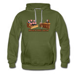 Men’s Premium Hoodie - Impeach Turkey Bacon - olive green