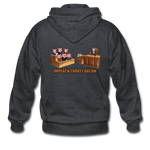 Heavy Blend Zip Hoodie - Impeach Turkey Bacon - deep heather