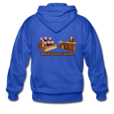 Heavy Blend Zip Hoodie - Impeach Turkey Bacon - royal blue