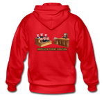 Heavy Blend Zip Hoodie - Impeach Turkey Bacon - red