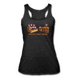 Women’s Racerback Tank - Impeach Turkey Bacon - heather black