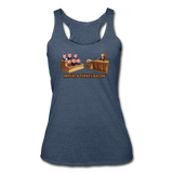 Women’s Racerback Tank - Impeach Turkey Bacon - heather navy