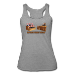 Women’s Racerback Tank - Impeach Turkey Bacon - heather gray