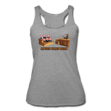 Women’s Racerback Tank - Impeach Turkey Bacon - heather gray