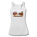 Women’s Racerback Tank - Impeach Turkey Bacon - heather white