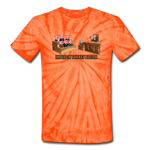 Unisex Tie Dye T-Shirt - Impeach Turkey Bacon - spider orange