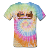 Unisex Tie Dye T-Shirt - Impeach Turkey Bacon - rainbow